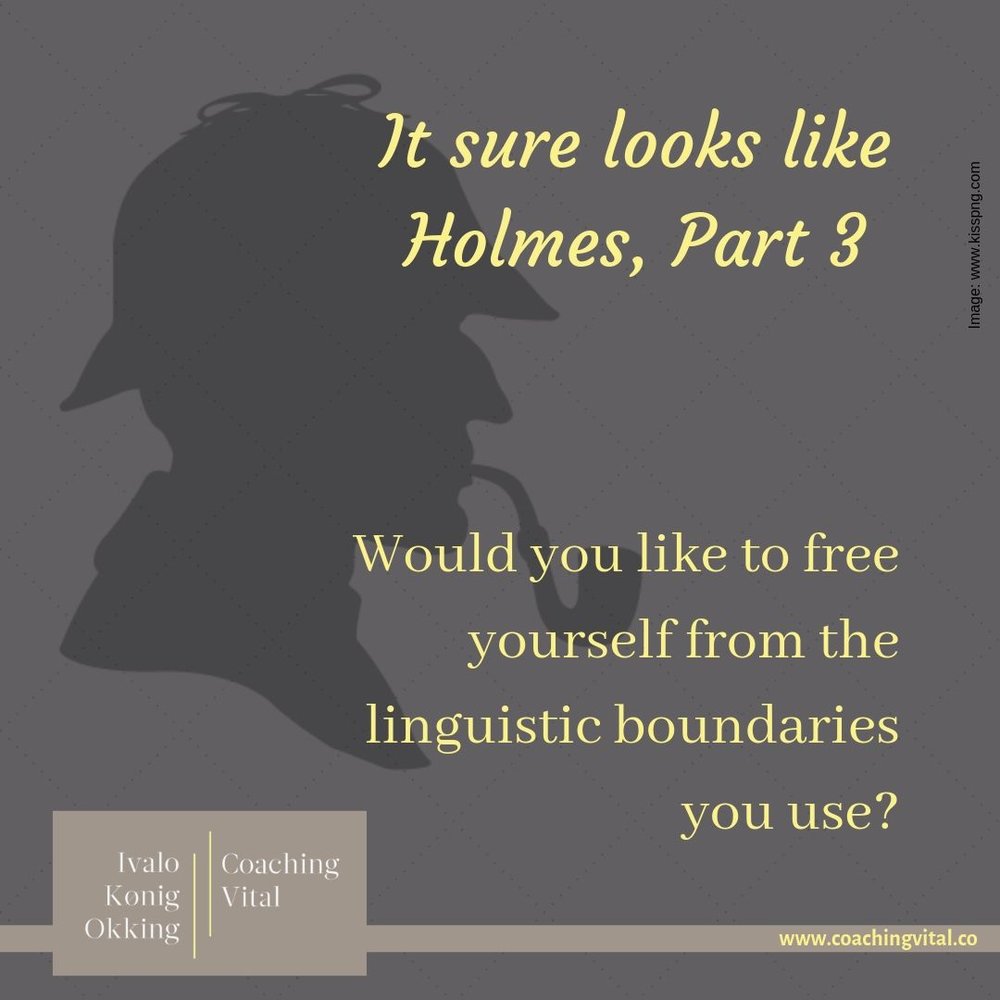Would you like to free yourself from the linguistic boundaries you use?